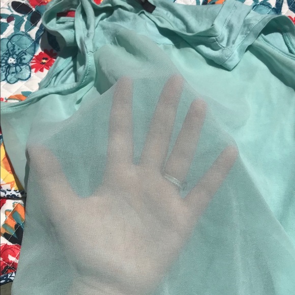 Forever 21 Teal Tank Top - Picture 4 of 4